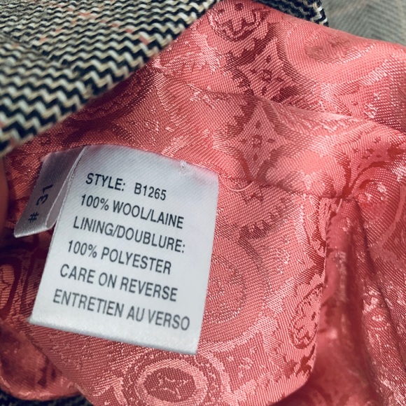 100% WOOL CONRAD C TWEED BLAZER - Picture 8 of 8